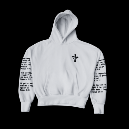 Christelijke Oversized Men of God Hoodie Heren Met Bijbelverzen