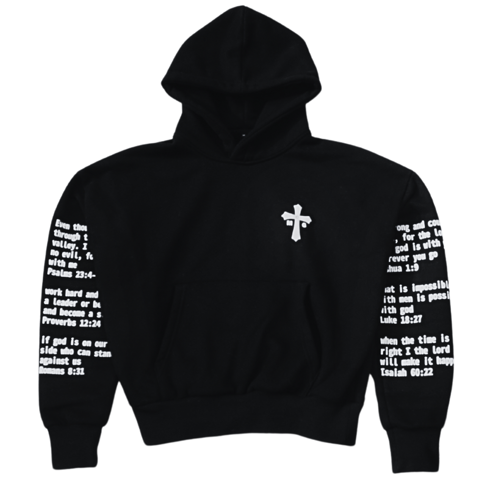 Christelijke Oversized Men of God Hoodie Heren Met Bijbelverzen